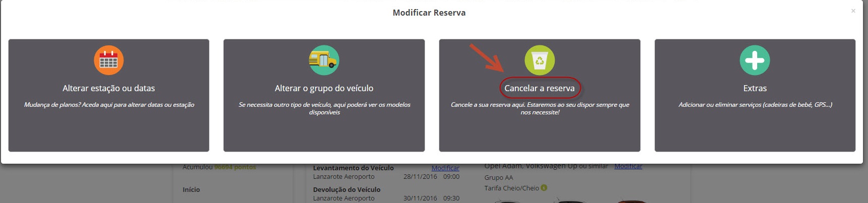 Como cancelo a minha reserva? (3)